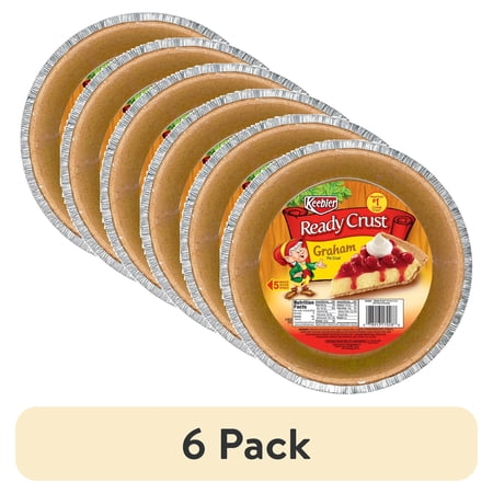 (6 pack) Keebler Ready Crust Pie Crust Graham 6 oz