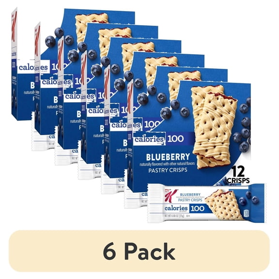 (6 pack) Kellogg's Special K Bar Blueberry Pastry Crisps