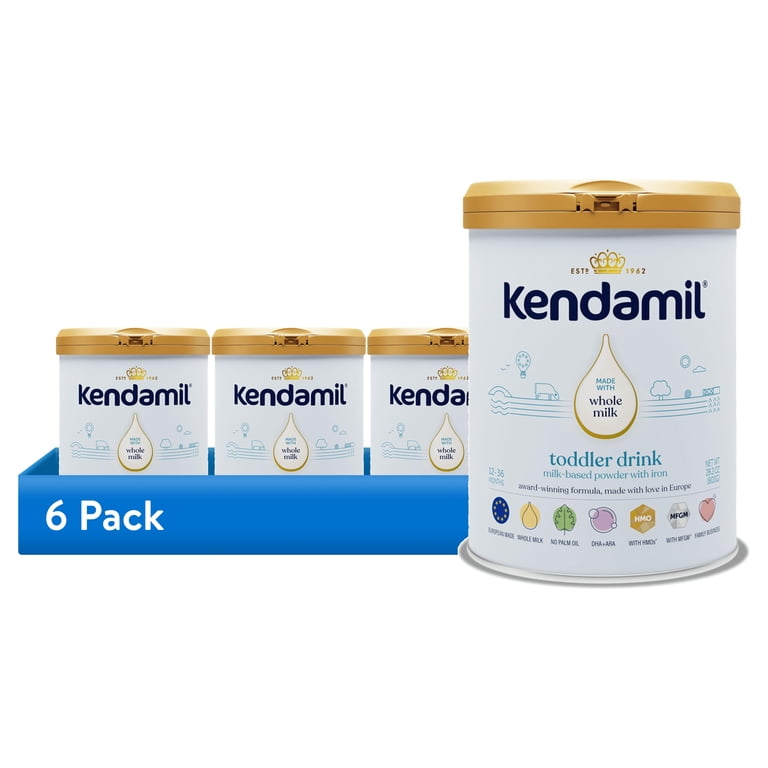 6 pack) Kendamil Classic Whole Milk Toddler Formula 28.2oz