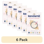 6 pack Kendamil Whole Grain Baby Cereal, Creamy Oatmeal, Whole Milk, 2nd Foods, 8oz Box 11-Servings