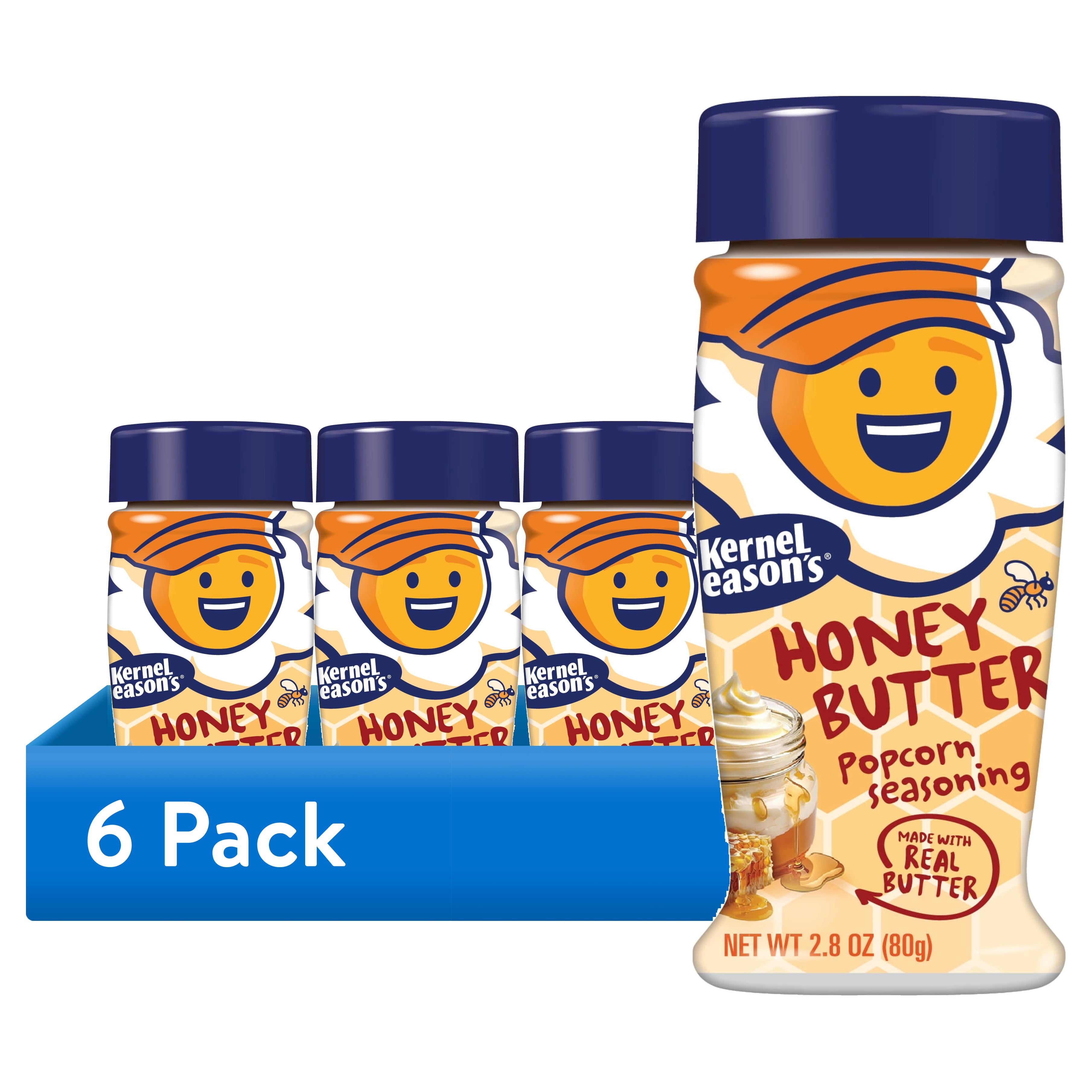 (6 pack) Kernel Season's Honey Butter, 2.85oz