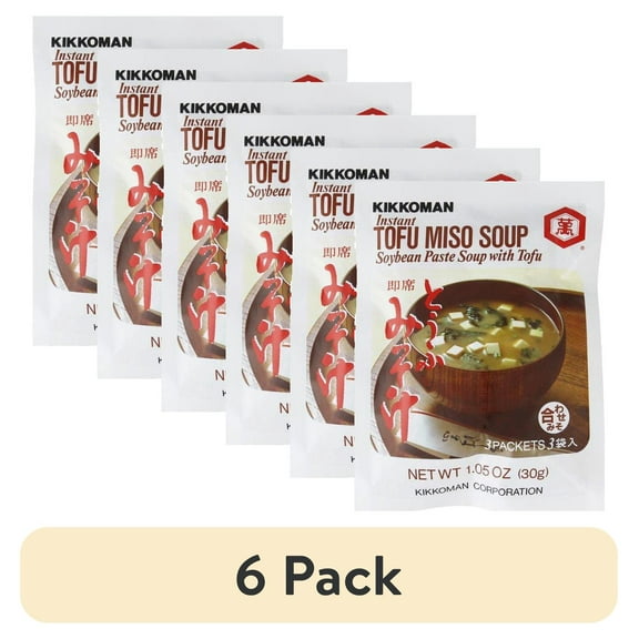 (6 pack) Kikkoman Instant Miso Instant Soup Mix