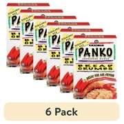 (6 pack) Kikkoman Panko Japanese Style Breadcrumbs, 8 oz Box