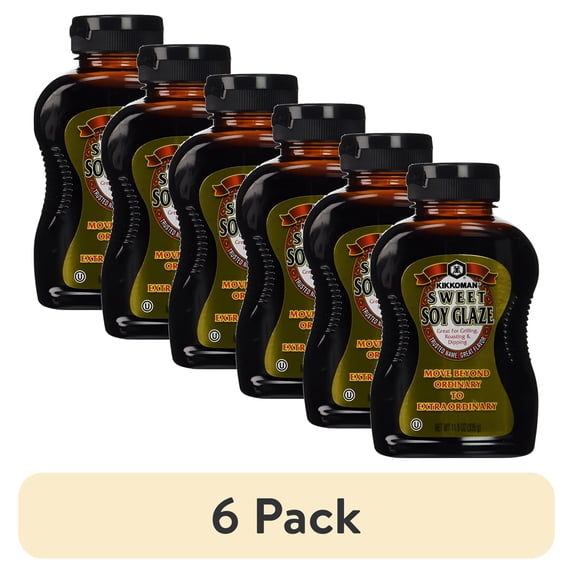 (6 pack) Kikkoman Soy Sweet Sauce, 11.8 oz