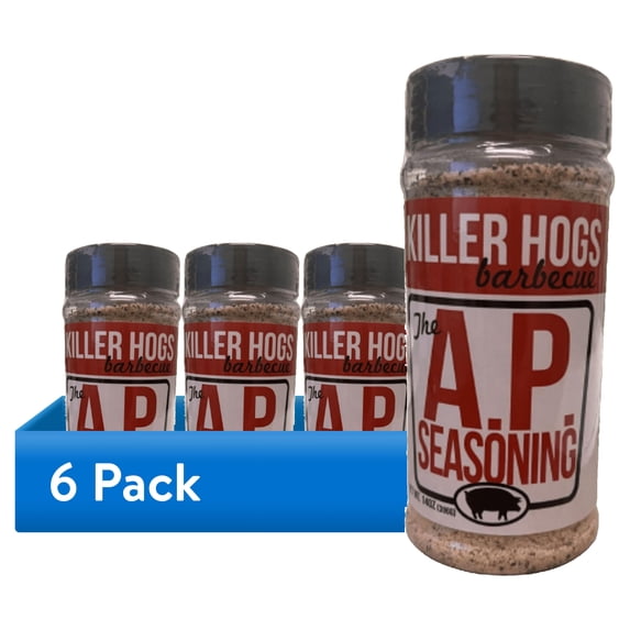 (6 pack) Killer Hogs AP Seasoning, 14 oz