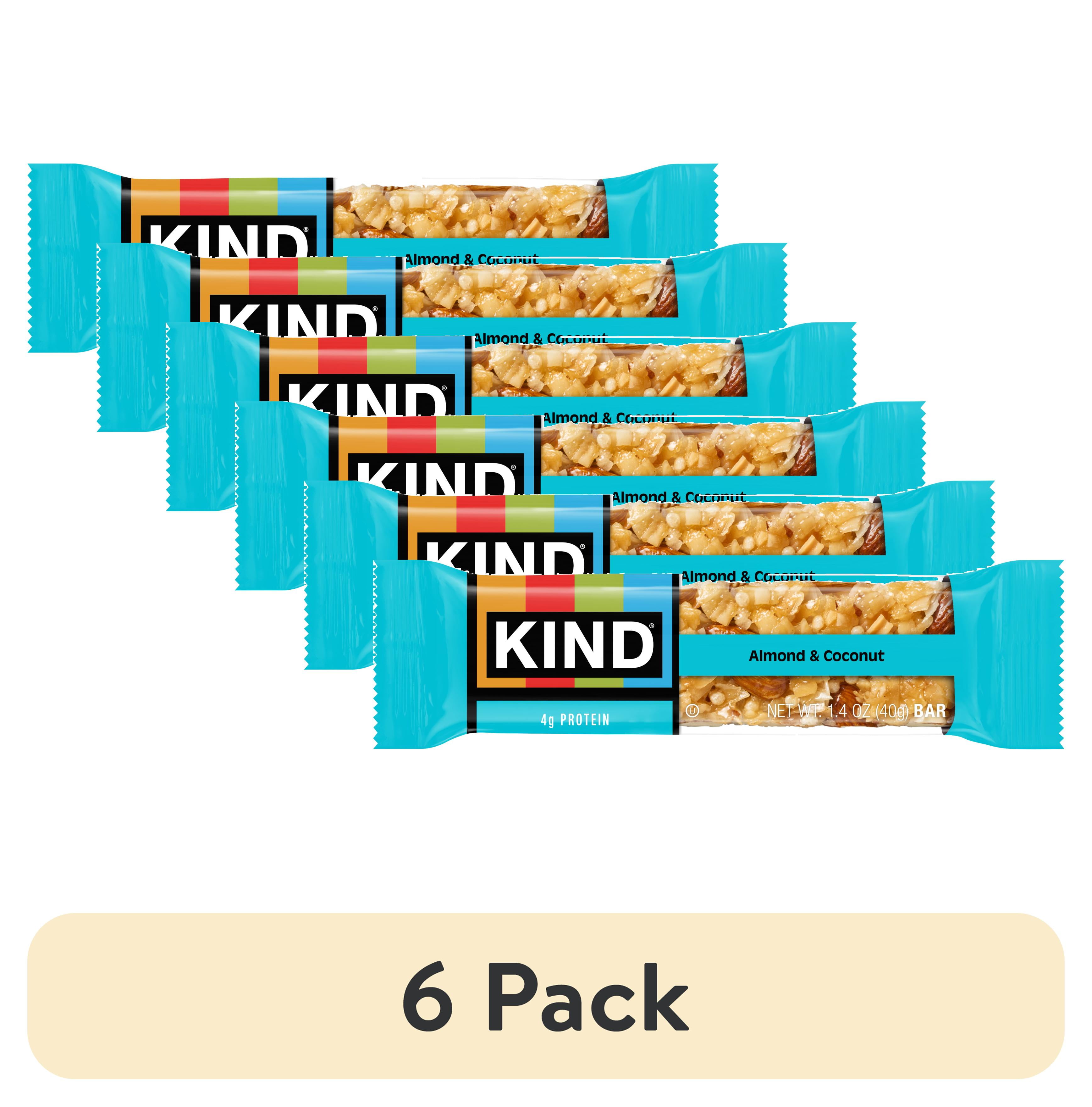 (6 pack) KIND Nut Bars, Almond & Coconut, 1.4 oz, 1 Count