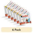 thumbnail image 1 of (6 pack) Kinder Chocolate, 4 Large Bars, Milk Chocolate Bar with Creamy Milky Filling, Individually Wrapped Candy, 3 oz Total, 1 of 17