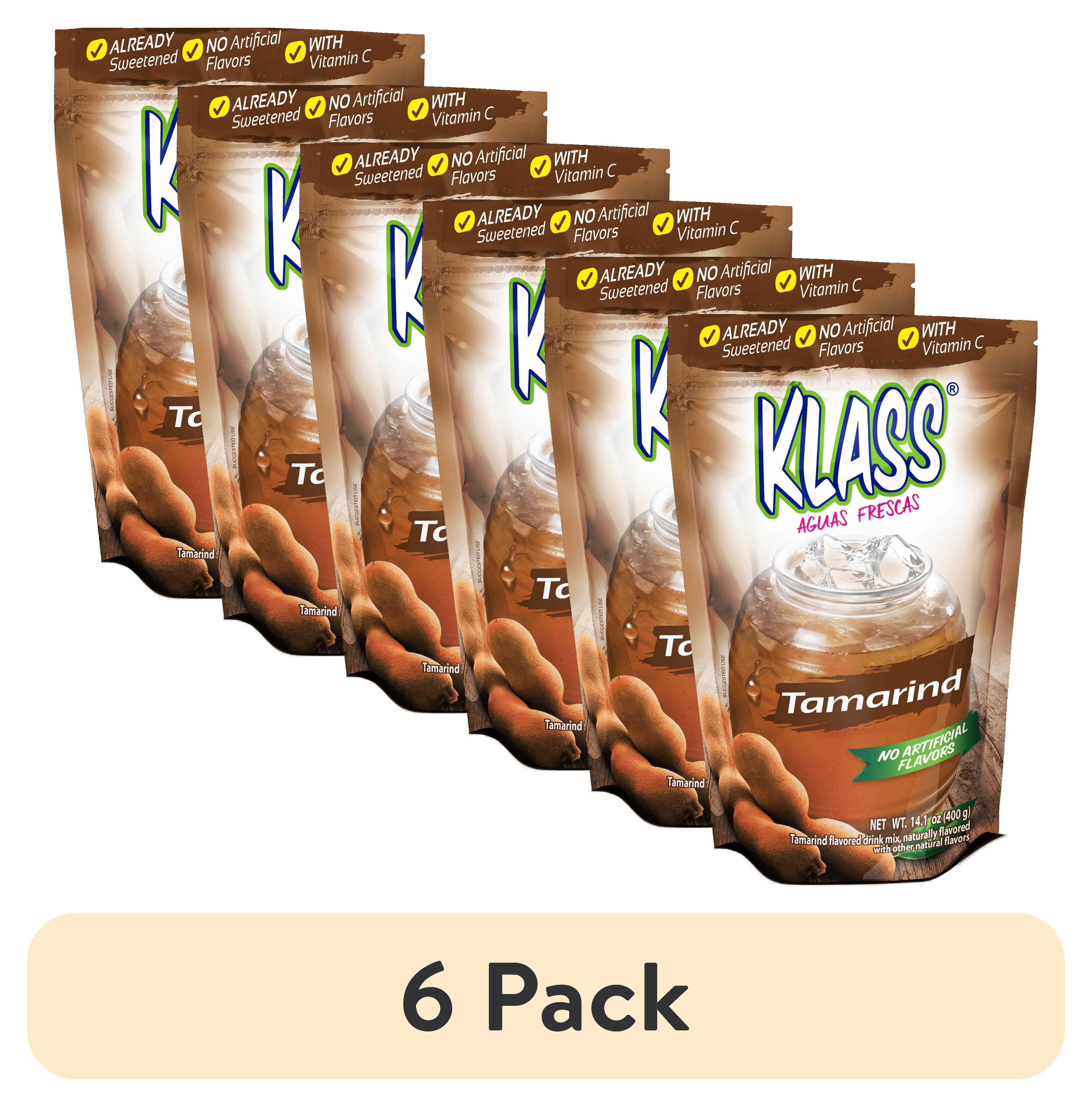 (6 pack) Klass Tamarind Naturally Flavored Drink Mix