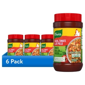 (6 pack) Knorr Granulated Tomato with Chicken Flavor Bouillon Powder, 32 Oz Jar