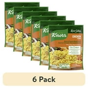(6 pack) Knorr Rice Sides No Artificial Flavors Chicken Instant Rice, Cooks in 7 Minutes, 5.6 oz