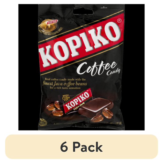 (6 pack) Kopiko Mini Coffee Candy, 4.23 Oz