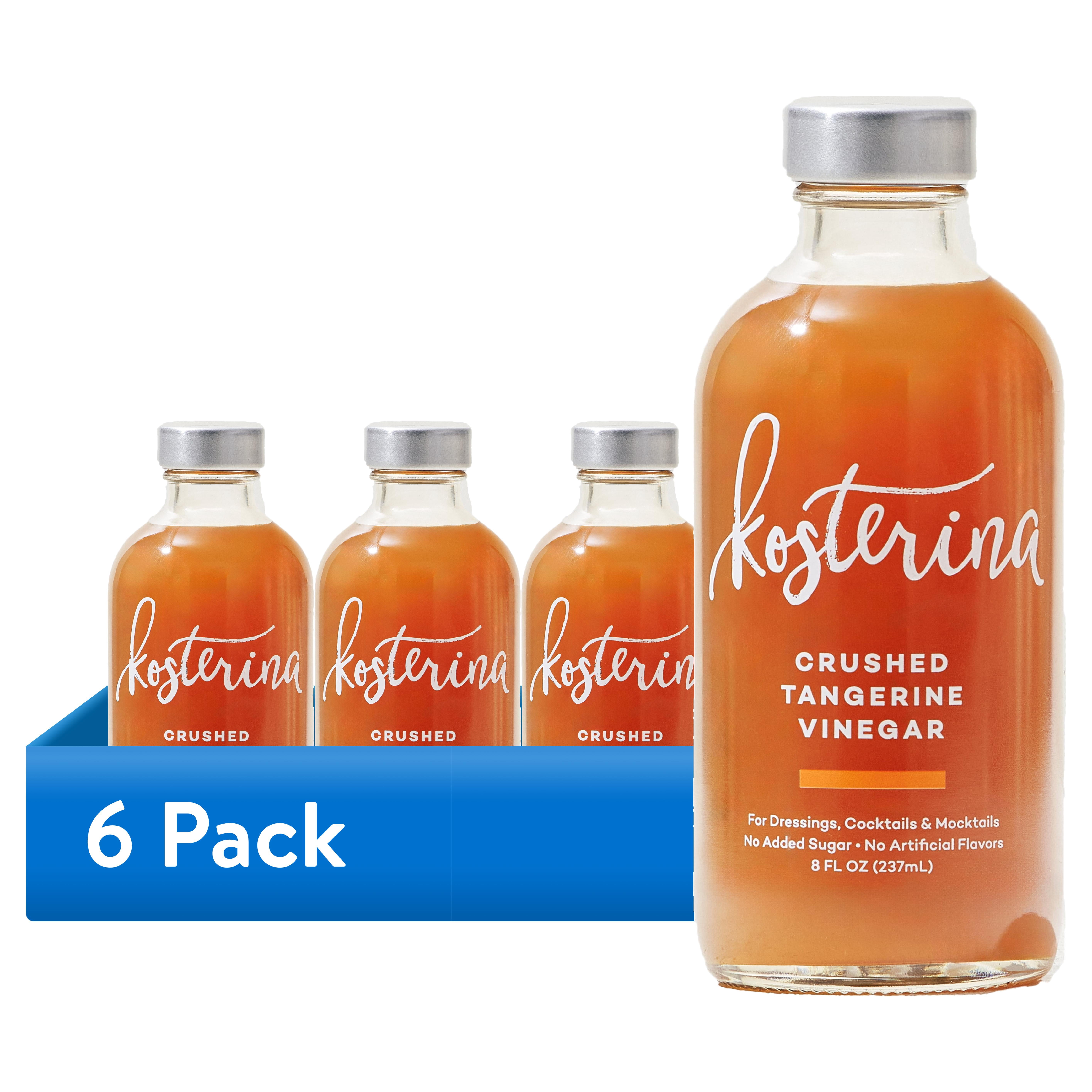 (6 pack) Kosterina Crushed Tangerine Vinegar, 8 fl oz