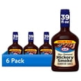 thumbnail image 1 of (6 pack) Kraft Hickory Smoke Slow-Simmered Barbecue Sauce Value Size, 39 oz Bottle, 1 of 16
