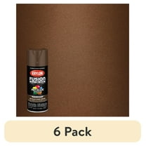 (6 pack) Krylon K02767007 Krylon Fusion All-In-One Metallic Dark Copper Metallic 12 oz Spray Paint, Multi-Surface, (1 Piece, 1 Pack)