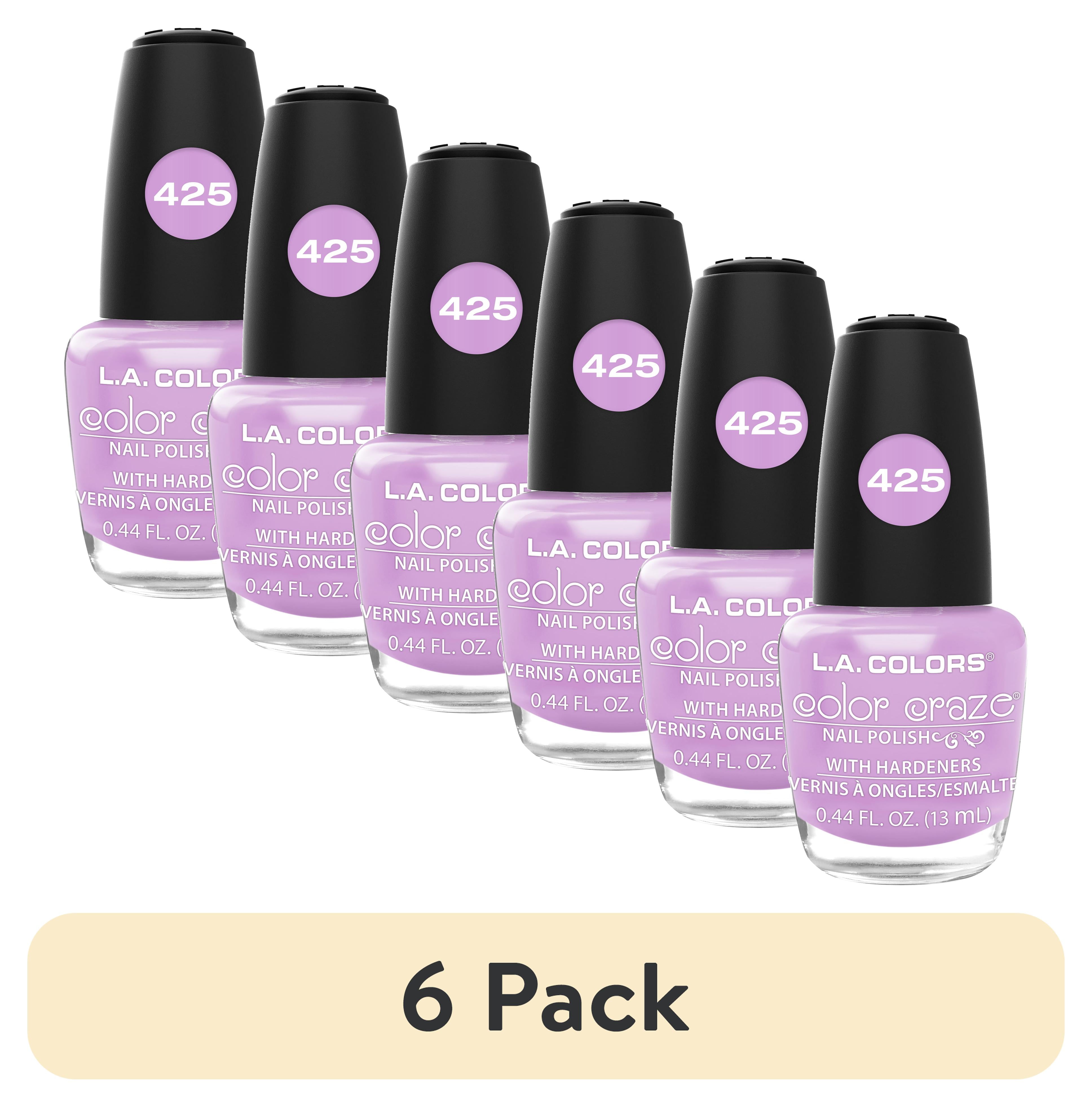 6 pack) L.A. COLORS Color Craze Nail Polish, Dreamer, 0.44 fl oz