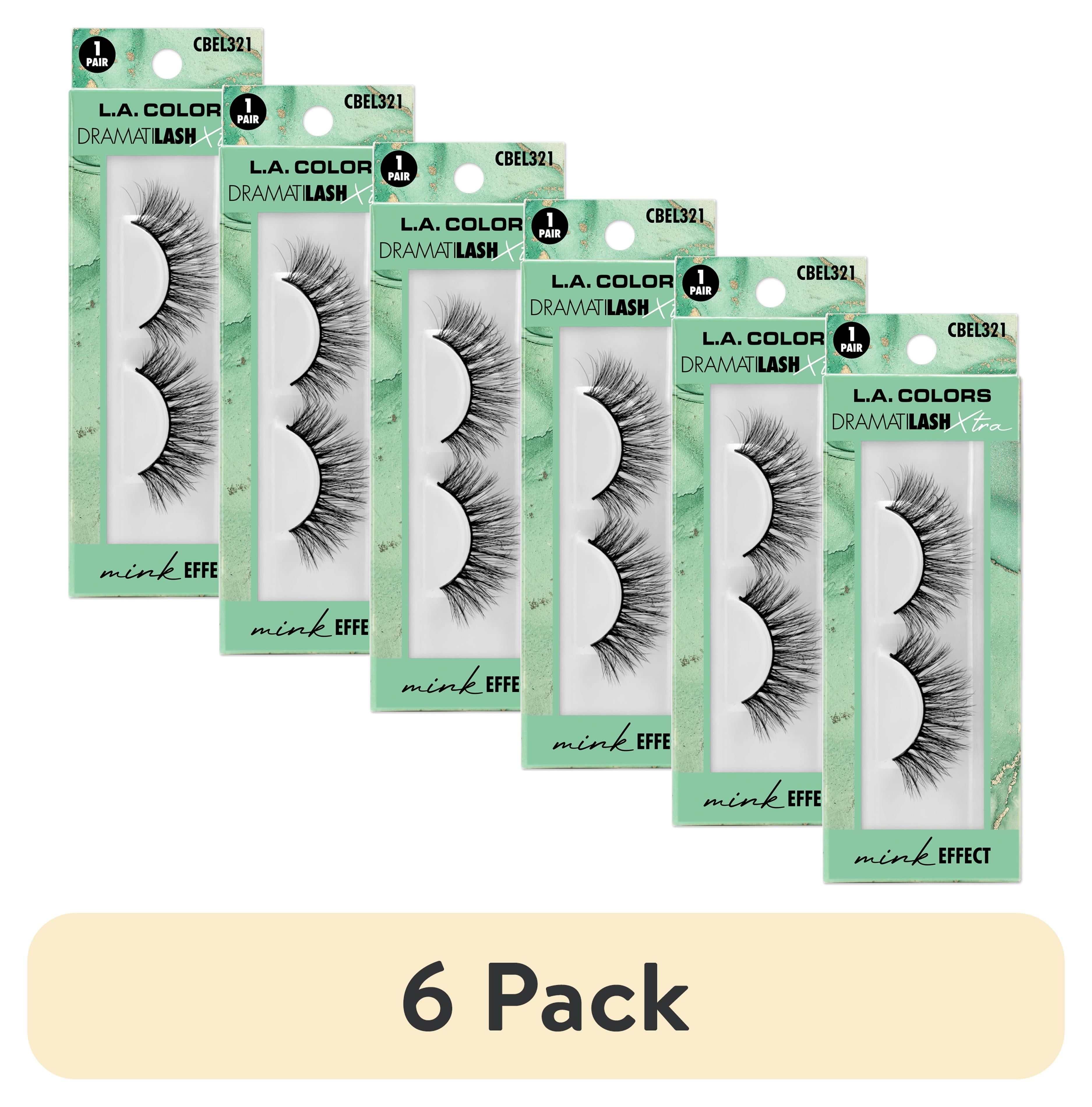 (6 pack) L.A. COLORS Eyelash, Dramatilash, Extra Extra, 1 pair