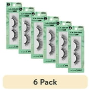 6 pack L.A. COLORS Eyelash, Dramatilash, Extra Extra, 1 pair