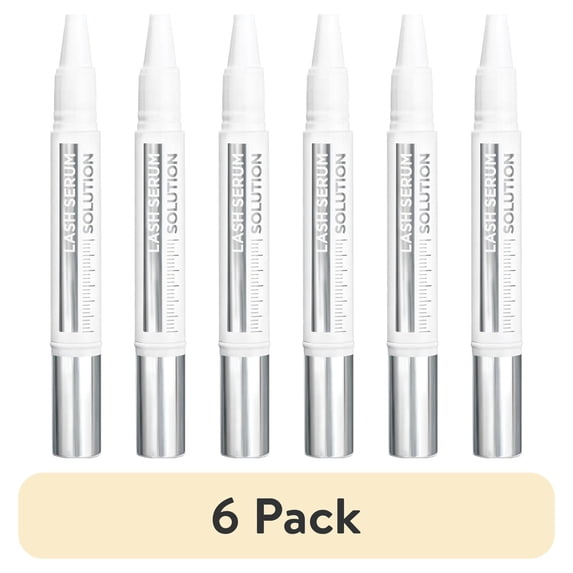 (6 pack) L'Oreal Paris Eyelash Serum Solution with Lash Caring Complex, 0.05 fl. oz.