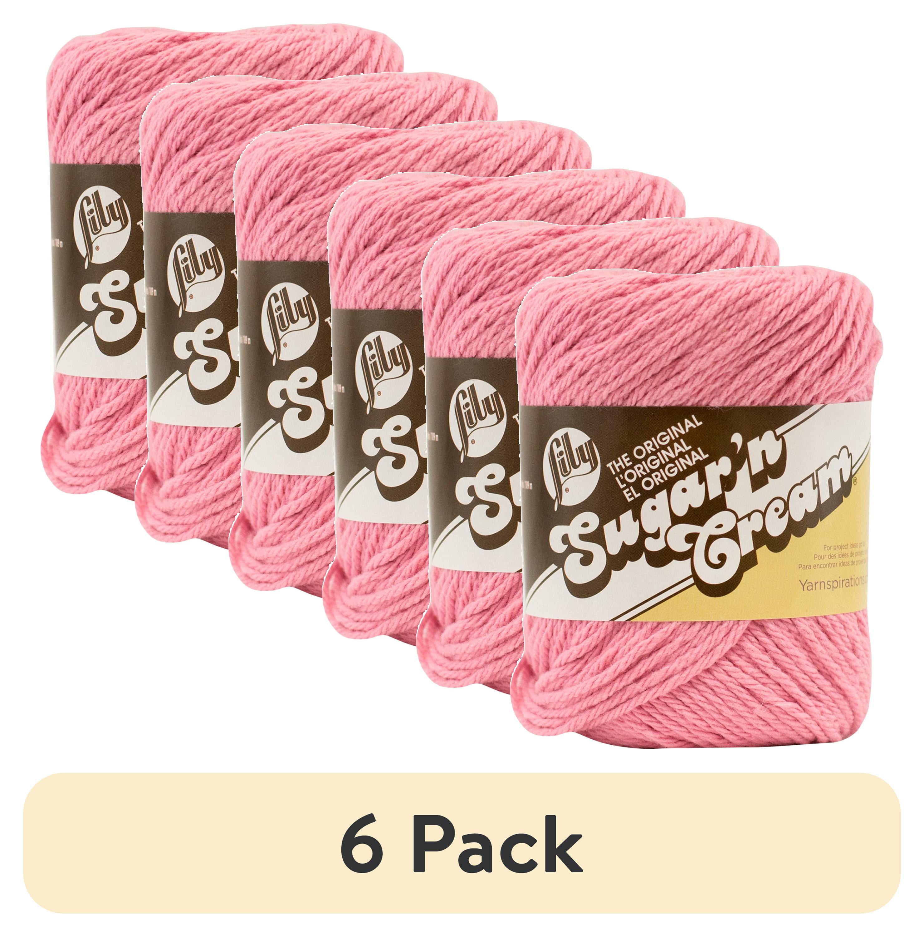 Lily Sugar'n Cream Super Size Gomitoli Di Cotone, 6 Confezioni Da 85g, Colore Sunkissed, 4 Medium, 137 Metri, Per Maglia E Uncinetto - 3