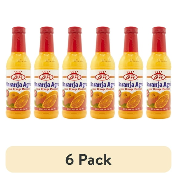(6 pack) La Fe Sour Orange Sauce, 24 oz Bottle