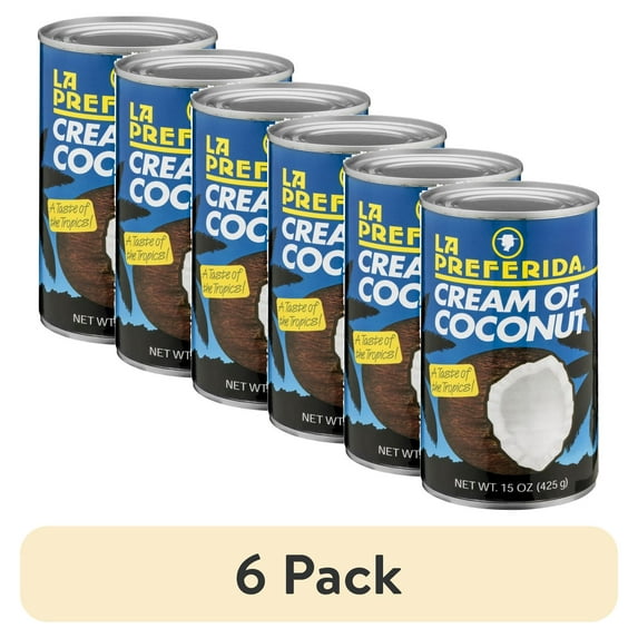 (6 pack) La Preferida Cream of Coconut, 15 oz