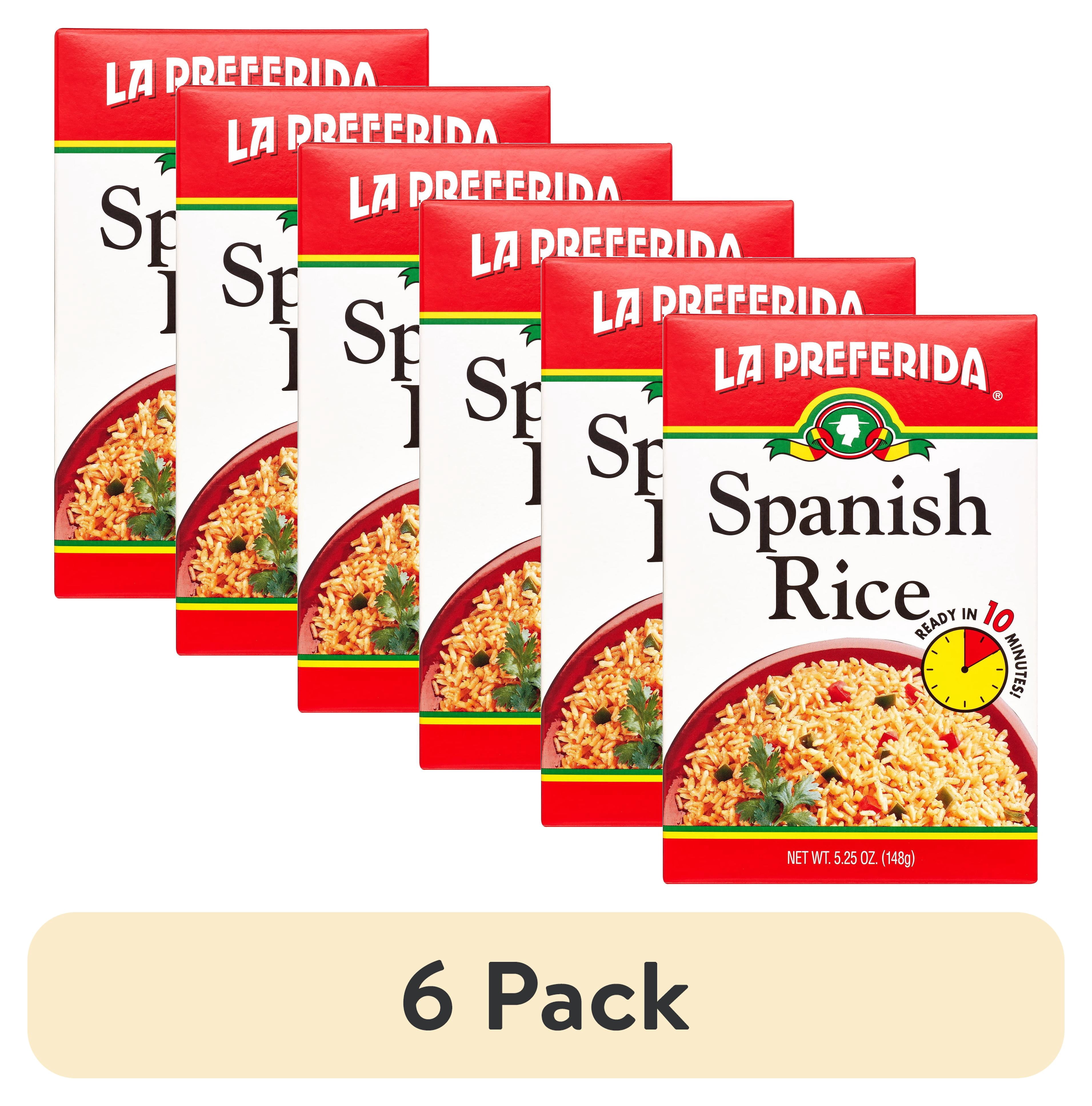 (6 pack) La Preferida Kosher Ready-to-Cook Spanish Rice 5.25 oz