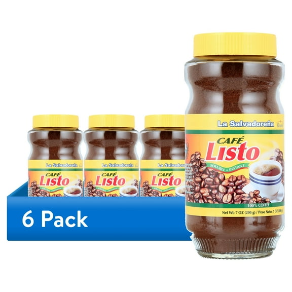 (6 pack) La Salvadorena Brand Coffee, 7 oz