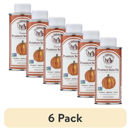 (6 pack) La Tourangelle, Toasted Pumpkinseed Oil, 8.45 fl oz (250 ml)