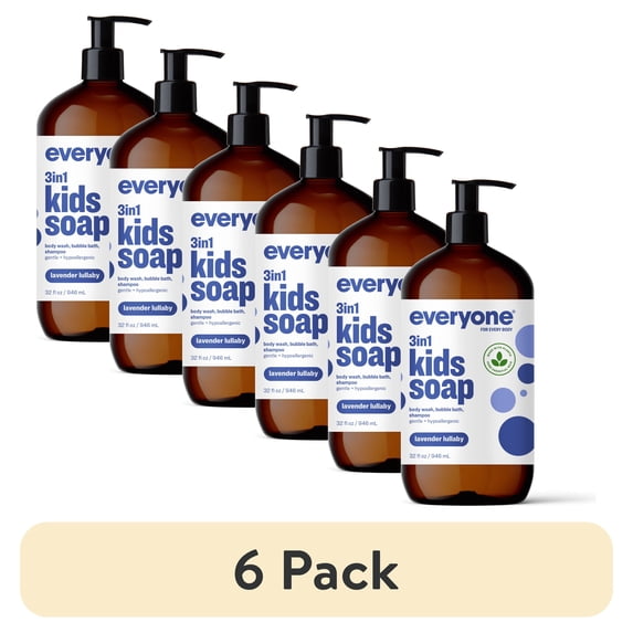 (6 pack) Lavender Lullaby Kids 3in1 Soap