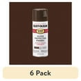 thumbnail image 1 of (6 pack) Leather Brown, Rust-Oleum Stops Rust Protective Enamel Gloss Spray Paint-7775830, 12 oz, 1 of 11