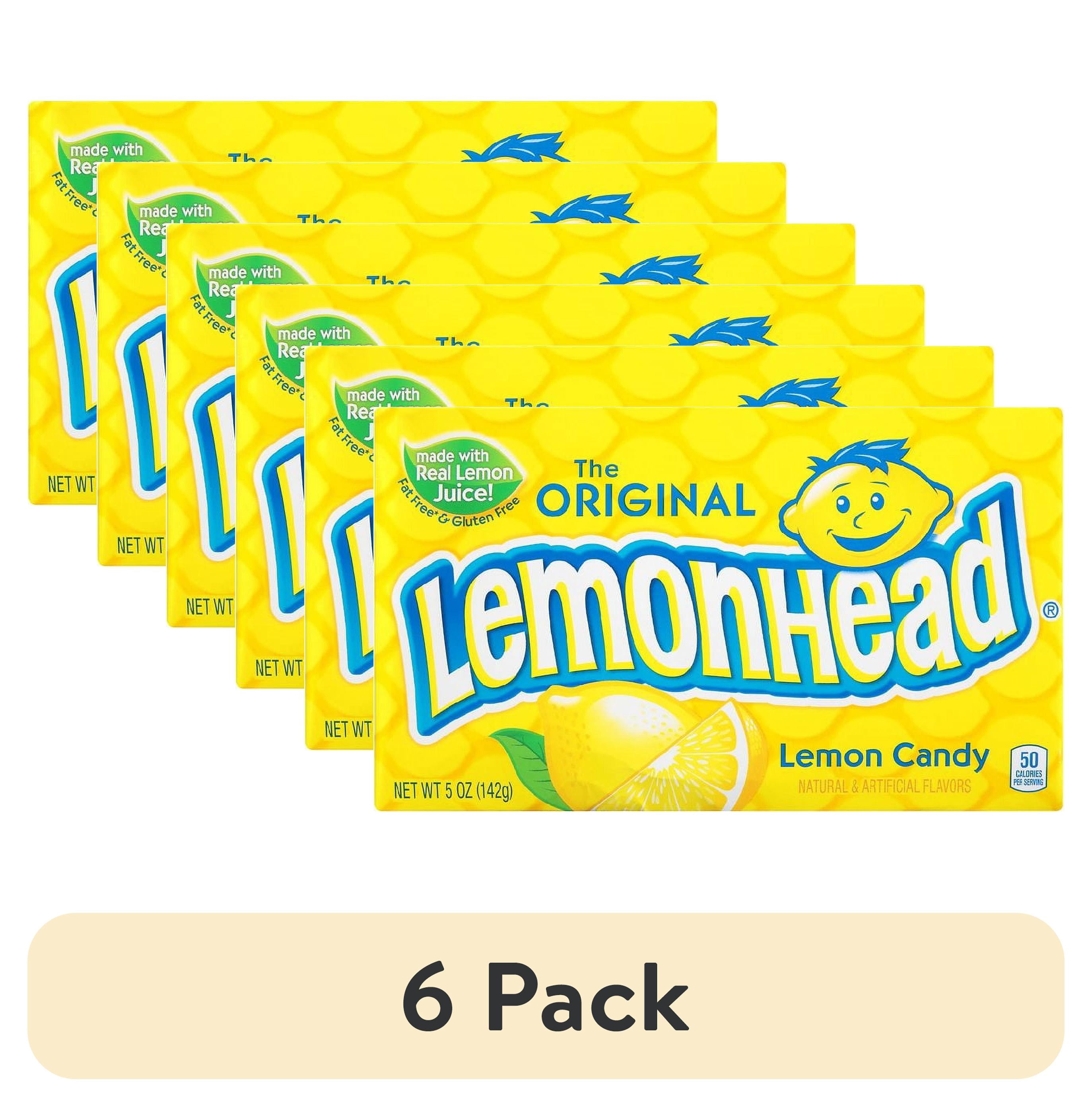 (6 pack) Lemonhead Original Lemon Candy Theater Box 5.0 oz Pack of 2 ...