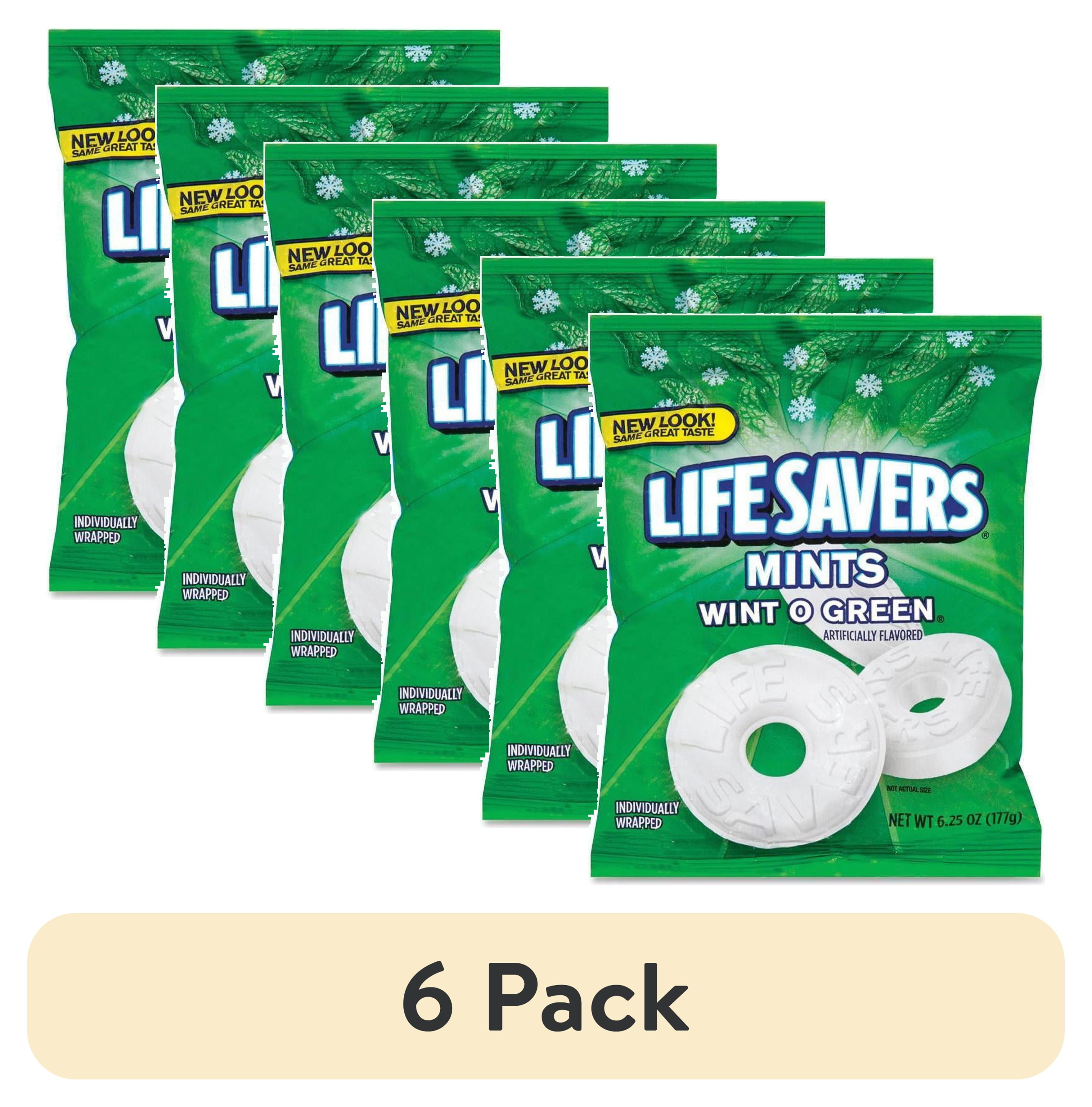 Hard Candy Mints, Wint-O-Green, Individually Wrapped, 6.25 oz Bag Hard Candy Mints, Wint-O-Green, Individually Wrapped, 6.25 oz Bag