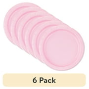 Disposable Paper Plates, 7", Light Pink, 24 Pieces, by Way To Celebrate
