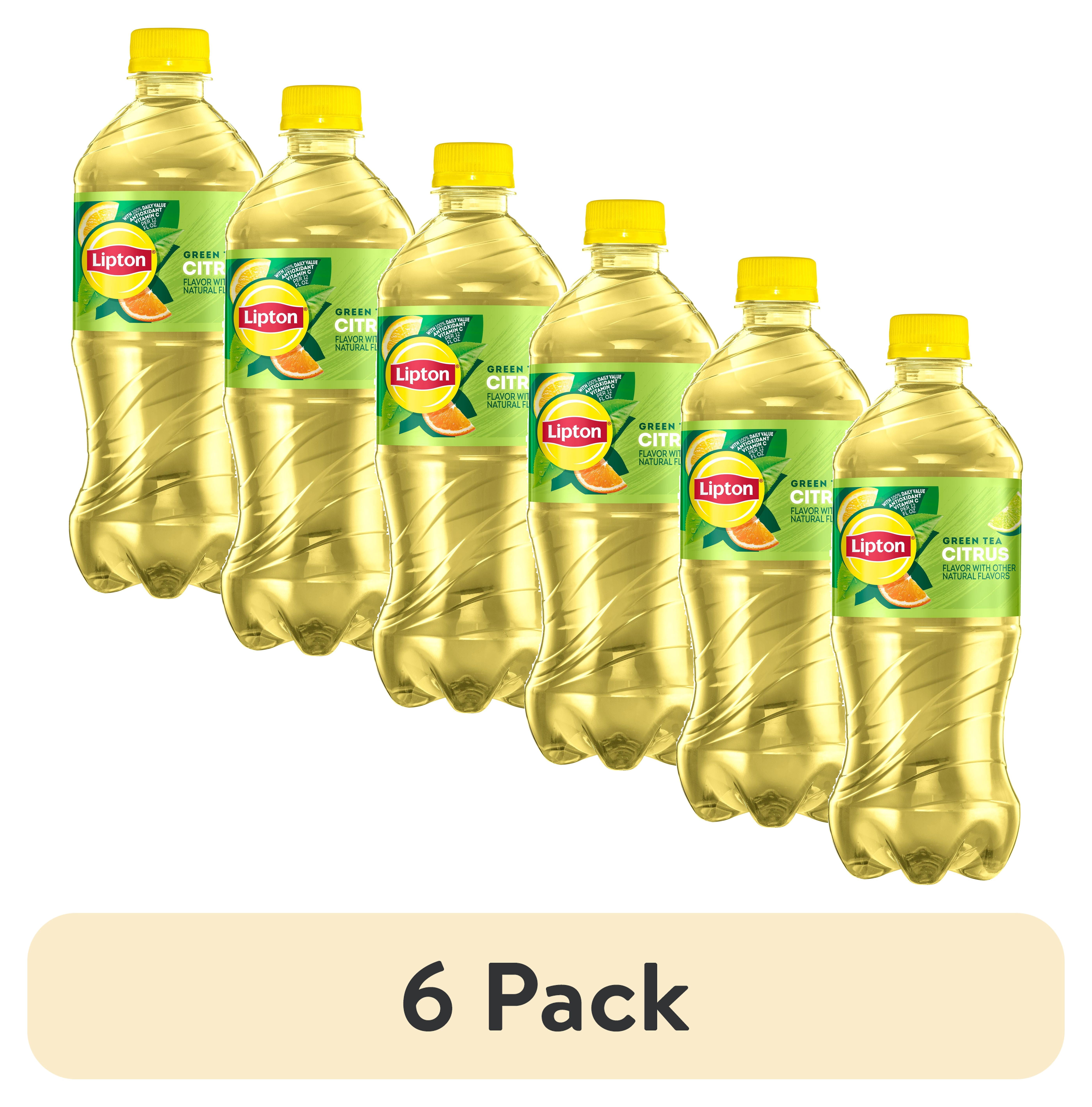 (6 pack) Lipton Green Tea Citrus Iced Tea, 20 fl oz.