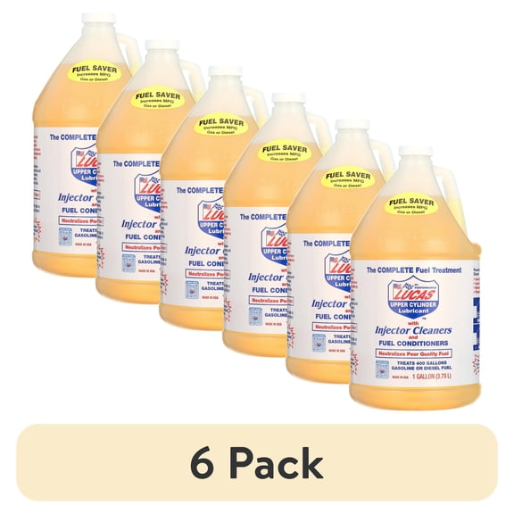 (6 pack) Lucas Oil 10013 Fuel Treatment Gallon 7.5 Pound