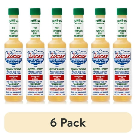 (6 pack) Lucas Oil 10020 Fuel Treatment 5.25 Ounce