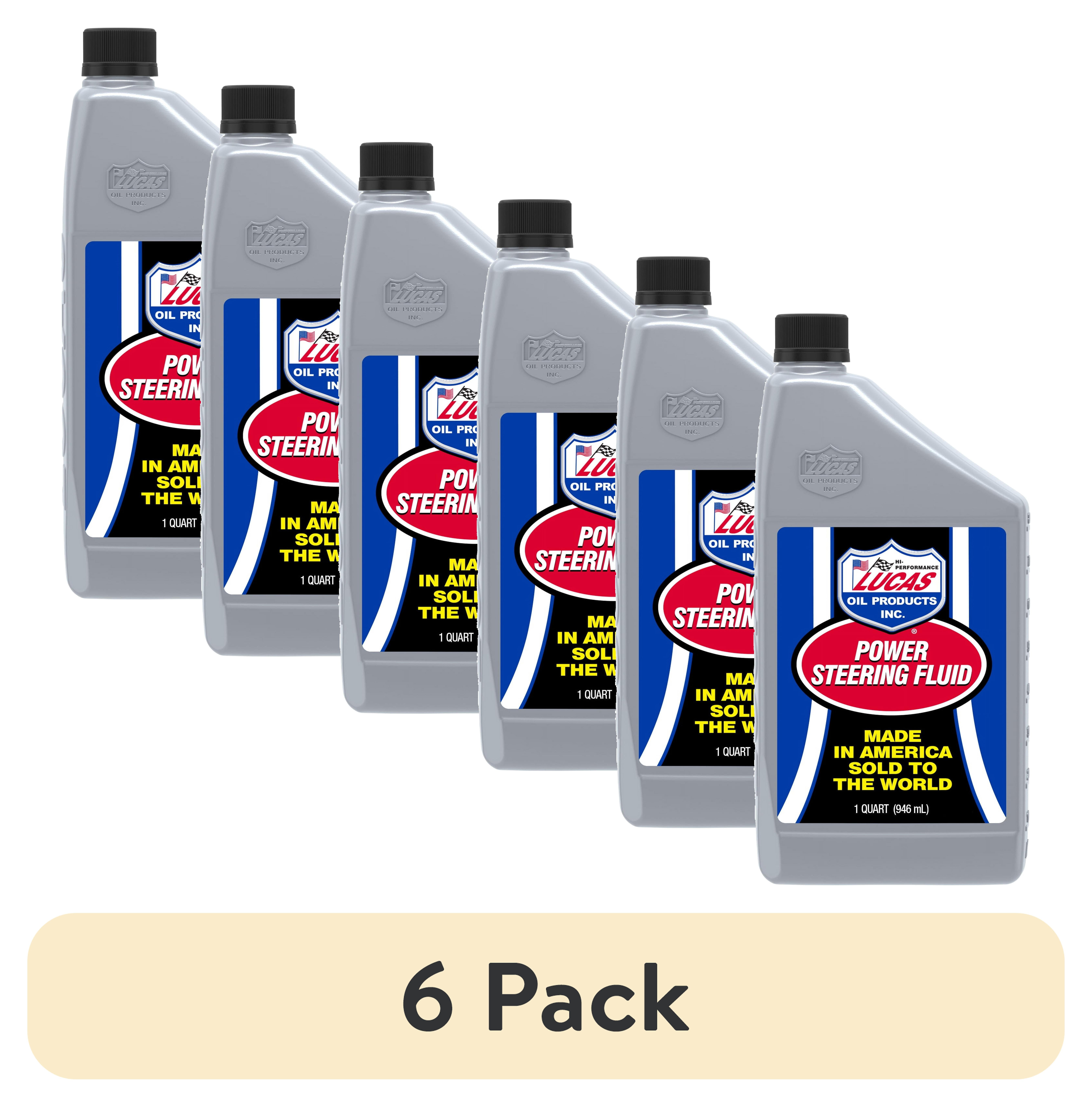 (6 pack) Lucas Oil 10824 Power Steering Fluid 32 Ounce Bottle