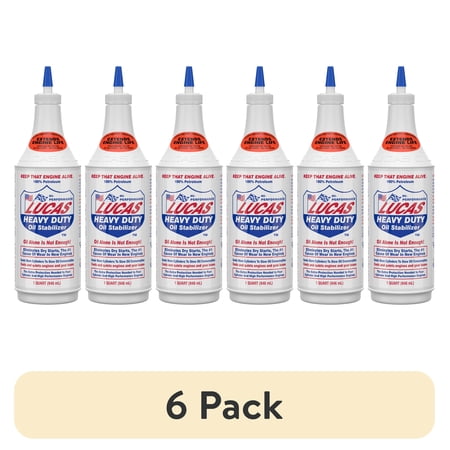 (6 pack) Lucas Oil Heavy Duty Oil Stabilizer for Engines, 32 oz