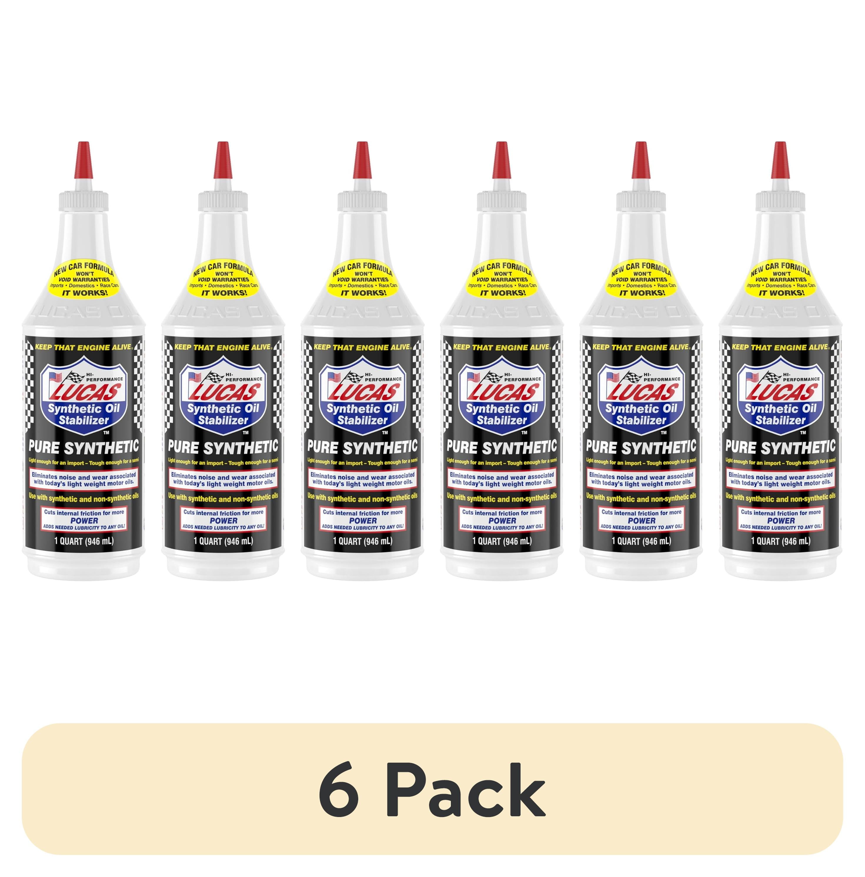 (6 pack) Lucas 10130 Synthetic Oil Stabilizer 32 Ounce