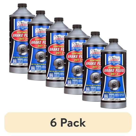 (6 pack) DOT 3 Brake Fluid 32oz, 12pc