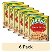 (6 pack) Luck's Pinto Beans Seasoned with Pork 29oz Can