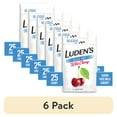 thumbnail image 1 of (6 pack) Luden's Sore Throat Drops, For Minor Sore Throat Relief, Sugar Free Wild Cherry, 25 Count, 1 of 15