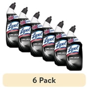 6 pack Lysol Toilet Bowl Cleaner Gel, Toilet Cleaner Liquid for Lime and Rust, 24oz   Disinfecting Bathroom Cleaner and Toilet Bowl Stain Remover