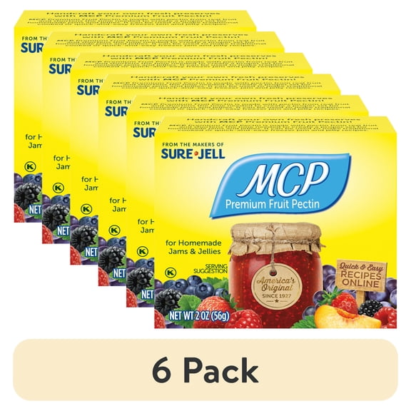 (6 pack) MCP Premium Fruit Pectin, 2 oz Box