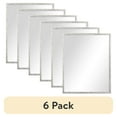 thumbnail image 1 of (6 pack) Mainstays 23x29 Rectangle Small Decorative Wall Mirror for Bathroom or Living Room, 1 of 6