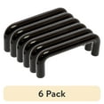 thumbnail image 1 of (6 pack) Mainstays 3 in. (76 mm) Black Plastic Wire Cabinet Drawer Pull (2-Pack), 1 of 7