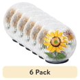 thumbnail image 1 of (6 pack) Mainstays 6 inch Solar Sunflower Crackle Glass Ball Decor, 6" Length x 6" Width x 6" Height, 1 of 8
