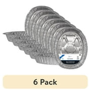 (6 pack) Mainstays 17.88 in x 14.44 in Disposable Foil Roasting Pans