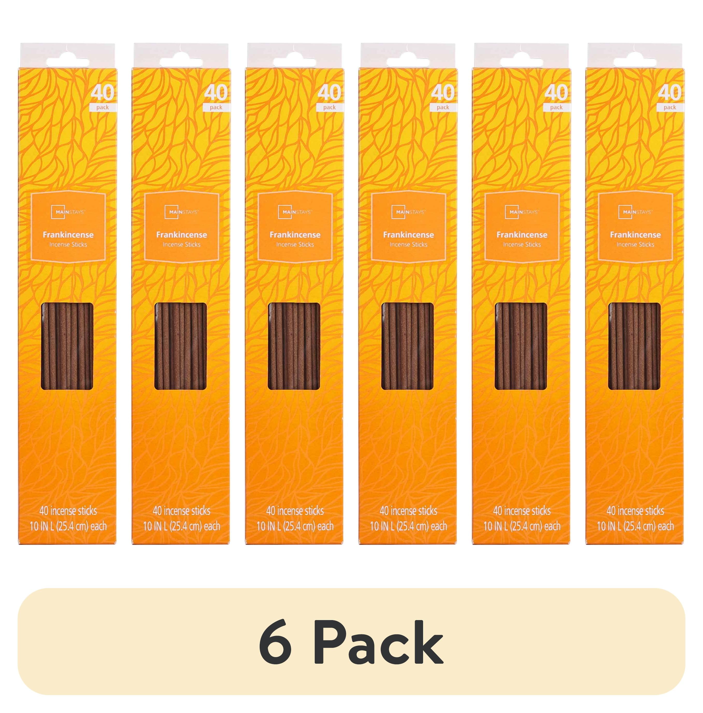 (6 pack) Mainstays Incense Sticks, Frankincense, 40 Pack
