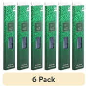 (6 pack) Mainstays Incense Sticks, Patchouli Frangrance (Green), 40 Pack